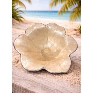 Julia Knight Lily Bowl | Mother of Pearl Enamel